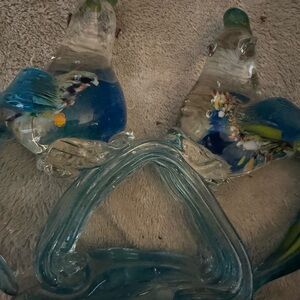 Mutant Glass Bird Figurines